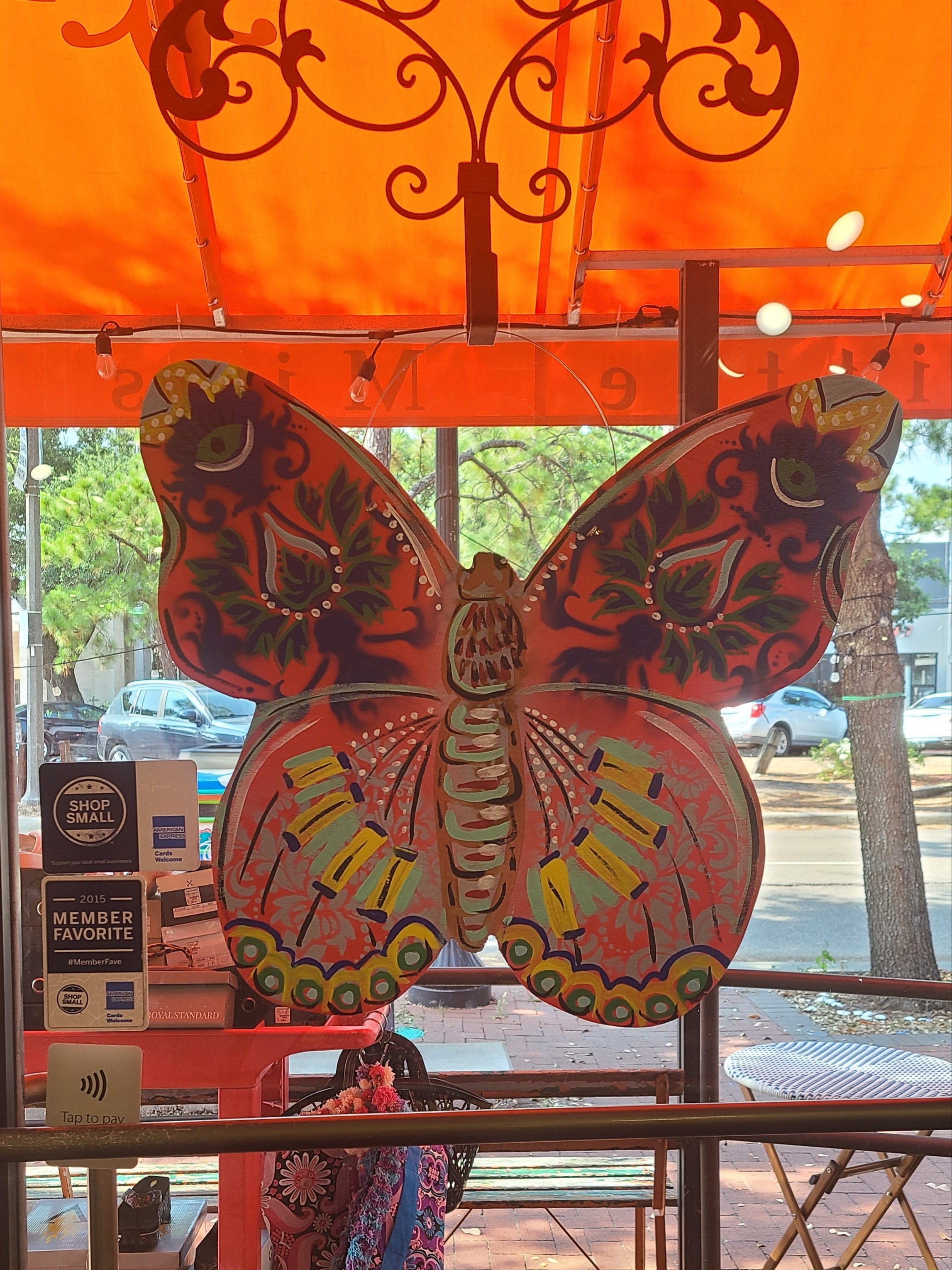 Toodle Lou Designs Toodle Lou Designs Butterfly Wooden Door Hanger - Little Miss Muffin Children & Home