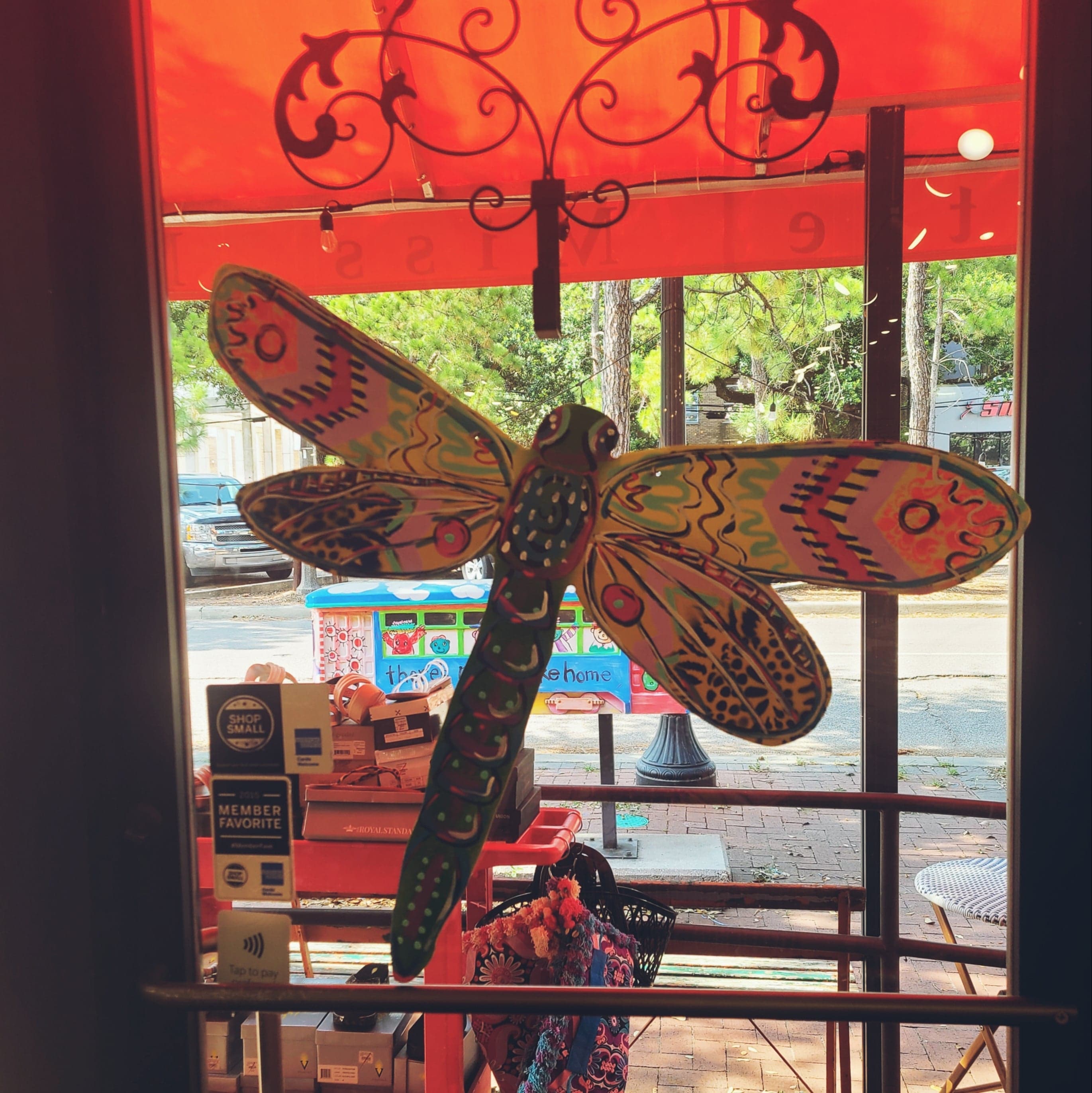 Toodle Lou Designs Toodle Lou Designs Dragonfly Wooden Door Hanger - Little Miss Muffin Children & Home