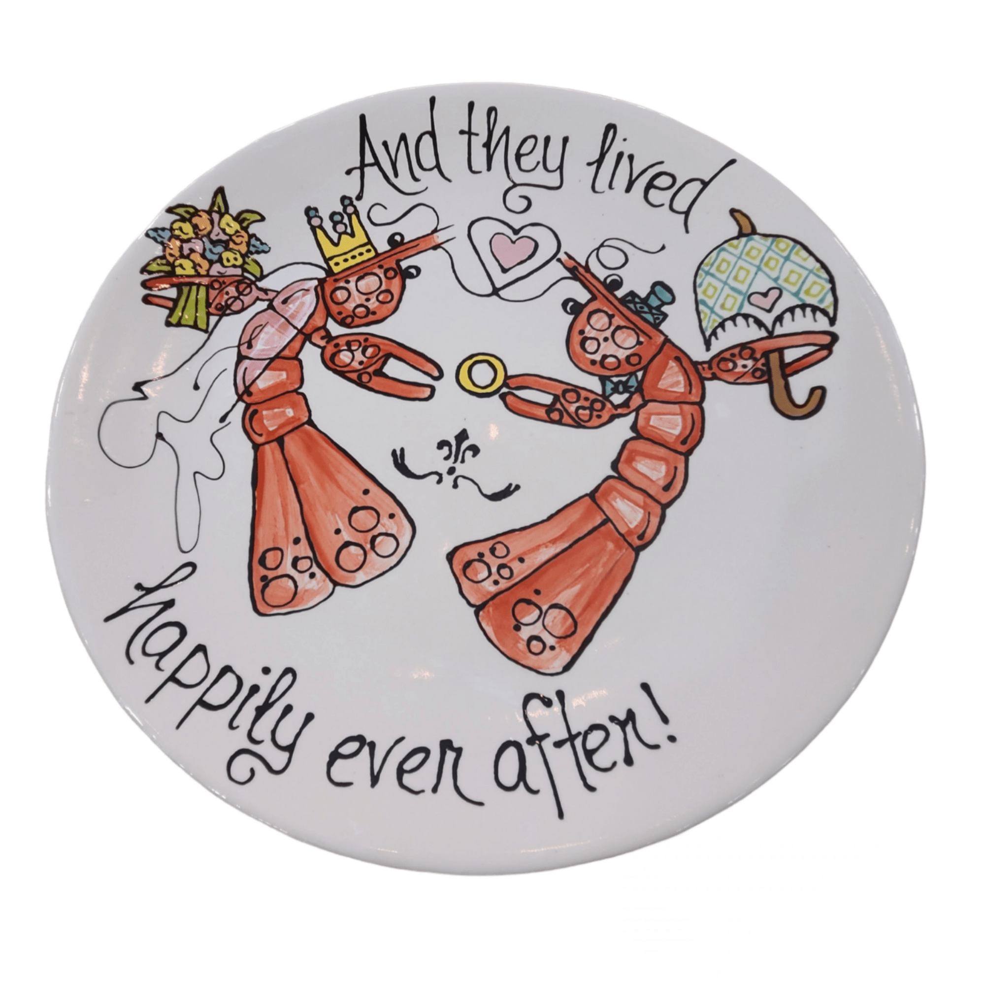 Jan Salzer Art Jan Salzer Round Crawfish Wedding Platter - Little Miss Muffin Children & Home