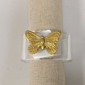 Carol Cassisa Carol Cassisa Butterfly Lucite Cuff - Little Miss Muffin Children & Home