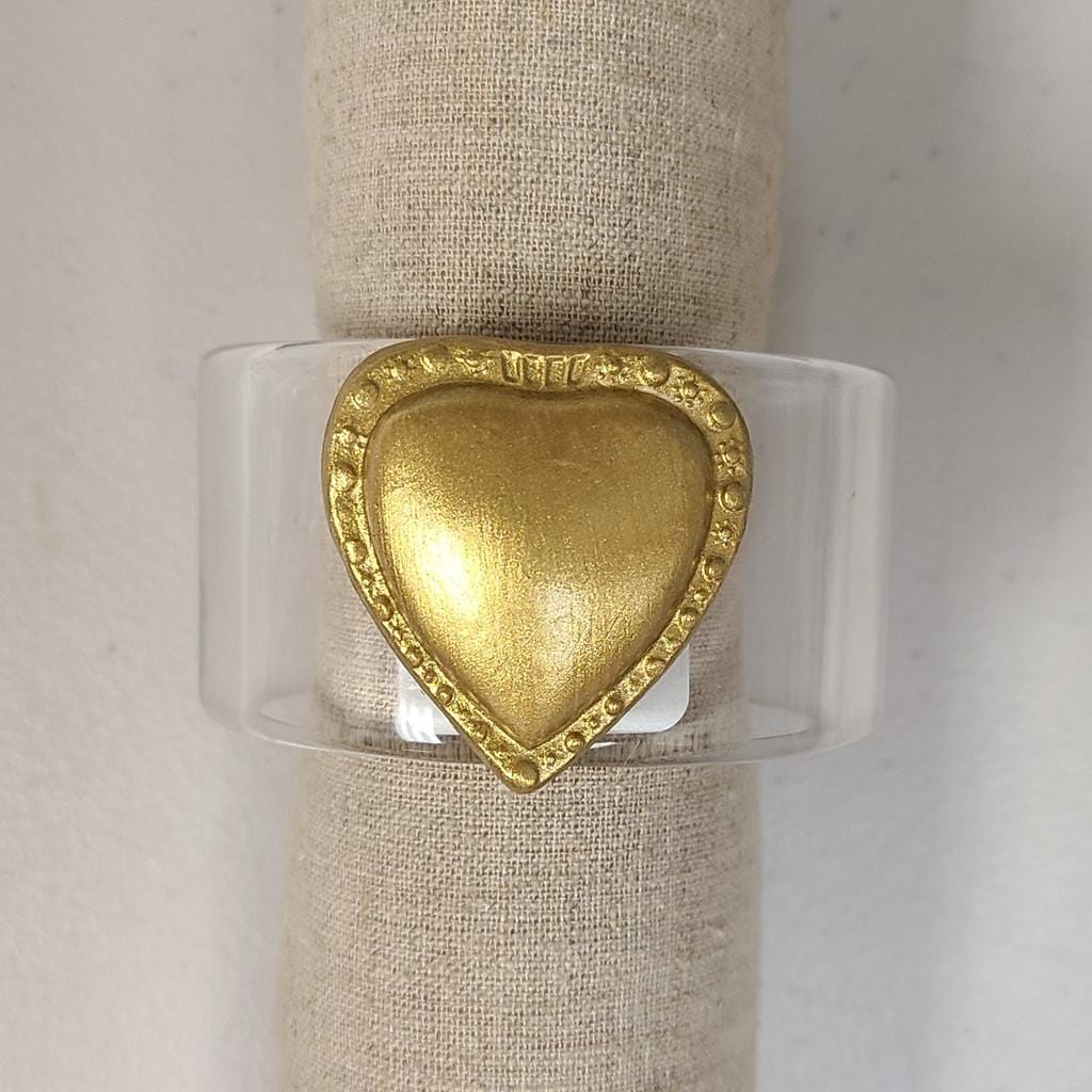 Carol Cassisa Carol Cassisa Coeur Lucite Heart Cuff - Little Miss Muffin Children & Home