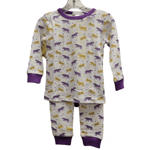 Lulu Bebe Lulu Bebe LSU Tigers PJ Pant Set - Little Miss Muffin Children & Home