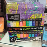 Anker Play Products Anker Play Products 20 PK Glitter & Glow Paint Set - Little Miss Muffin Children & Home