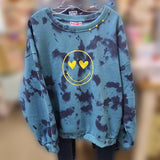 Joyous and Free Joyous and Free #3 Smile Tie Dye Sweatshirt - Little Miss Muffin Children & Home