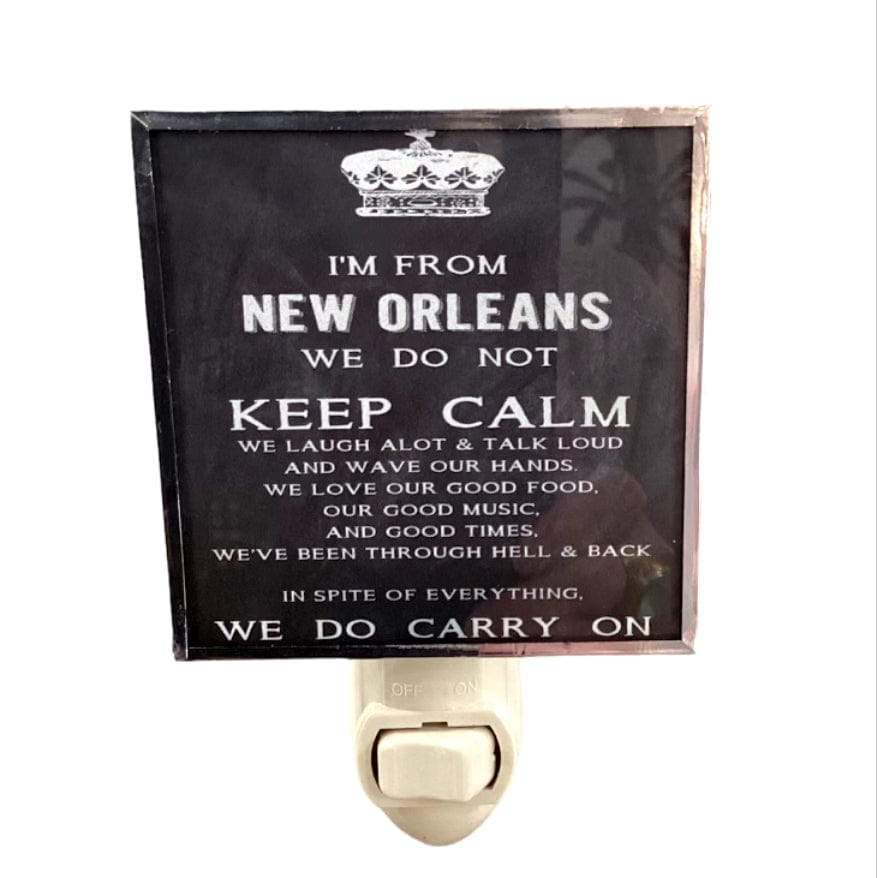 Heather Elizabeth Designs Heather Elizabeth NL208 We Don't Keep Calm. I am from New Orleans - Little Miss Muffin Children & Home