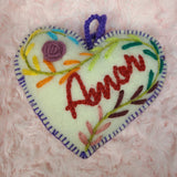 Ornaments 4 Orphans Ornaments 4 Orphans Embroidered Wool Amor Heart Ornaments - Little Miss Muffin Children & Home