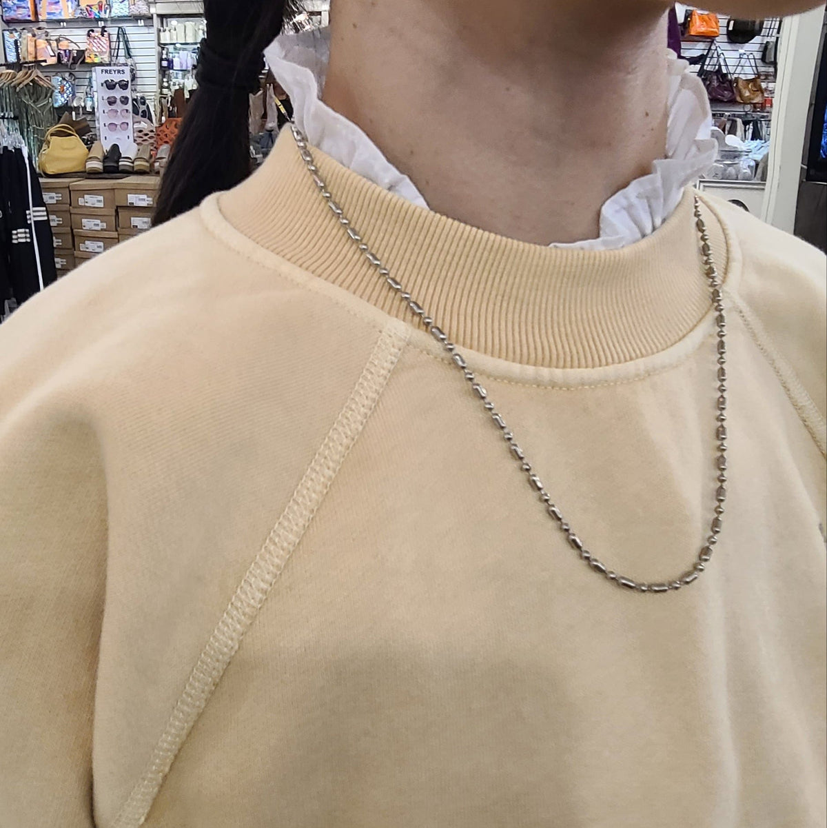 Saints For Sinners Saints for Sinners Stainless Steel Bar-Ball Chain - Little Miss Muffin Children & Home