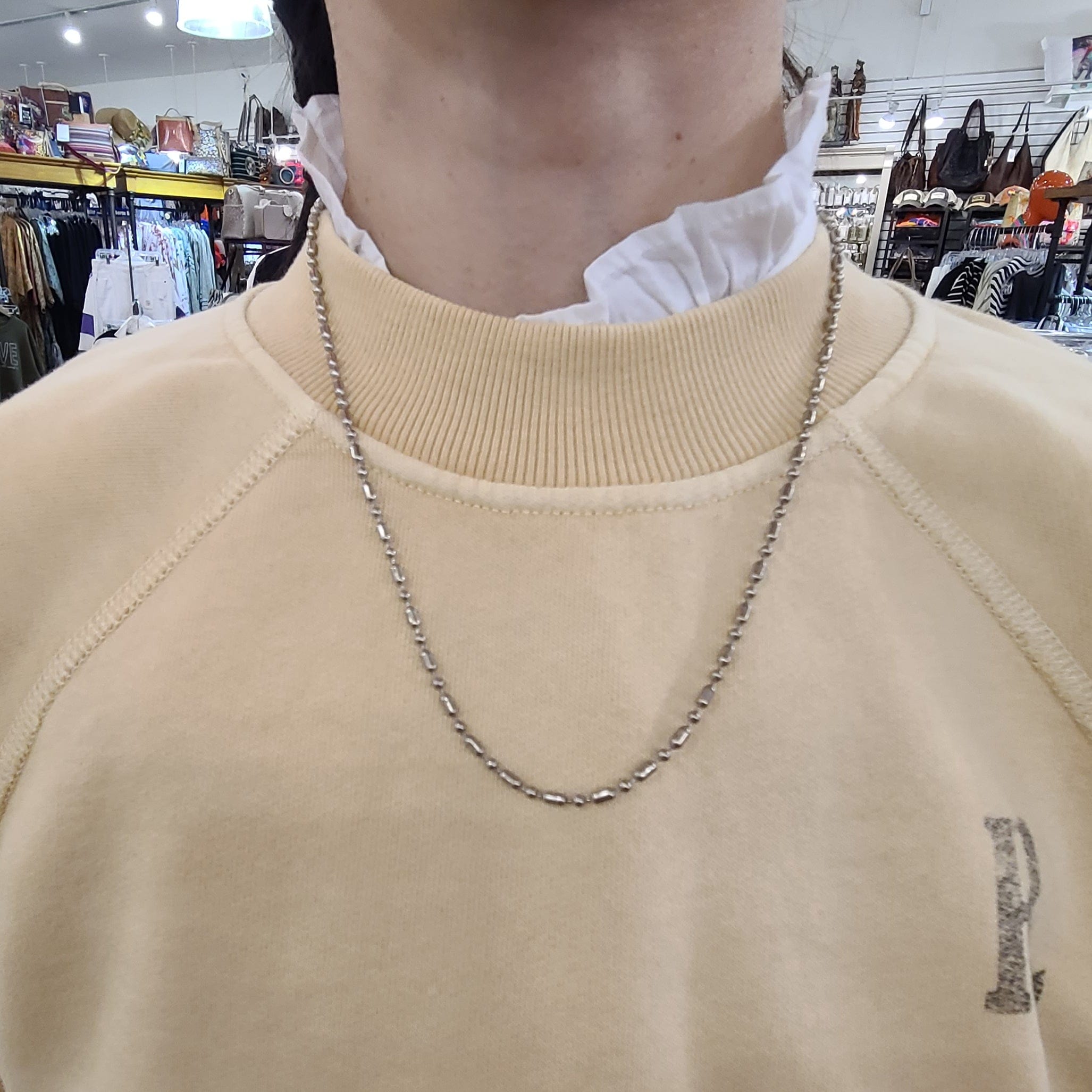 Saints For Sinners Saints for Sinners Stainless Steel Bar-Ball Chain - Little Miss Muffin Children & Home