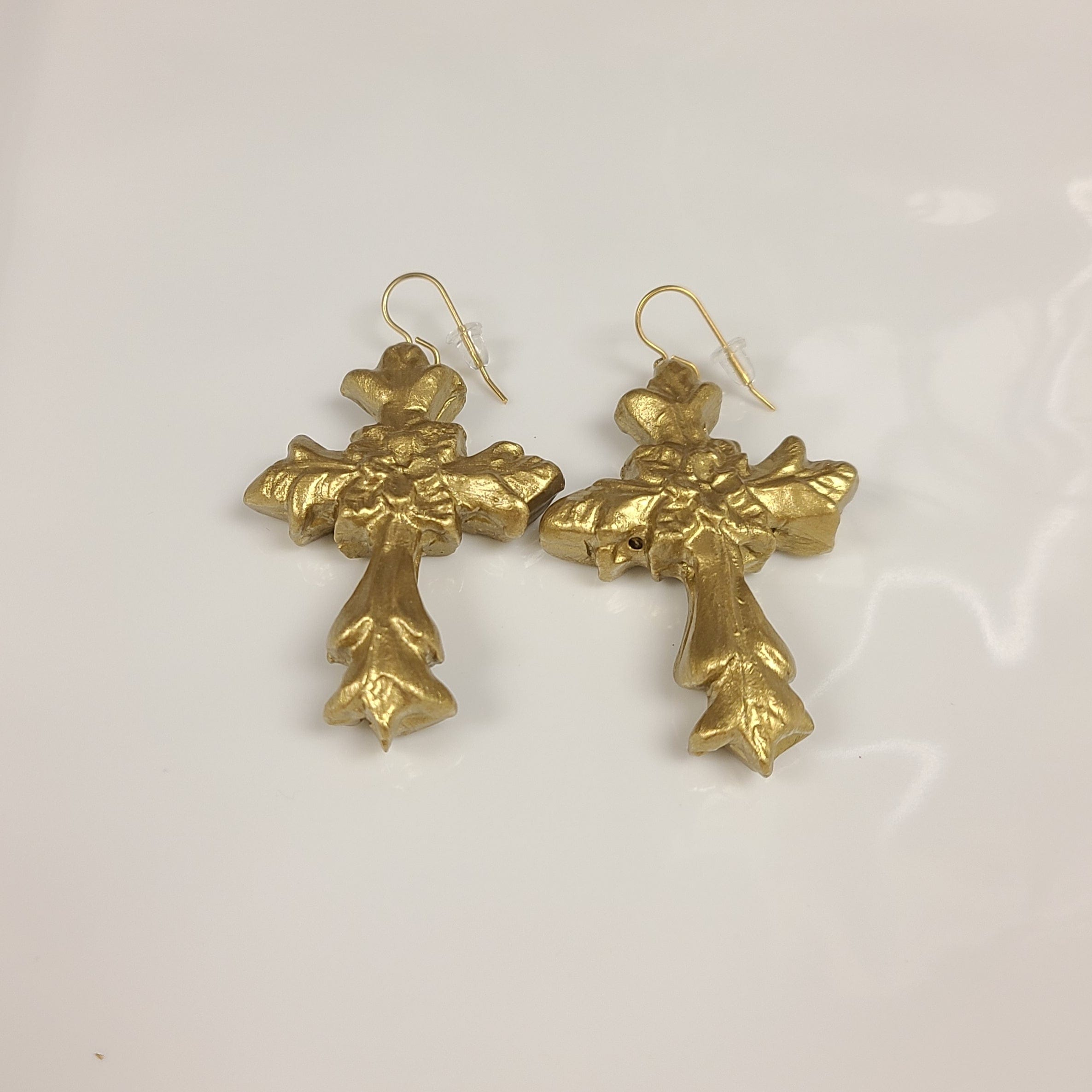 Carol Cassisa Carol Cassisa Large Cross Earrings - Little Miss Muffin Children & Home