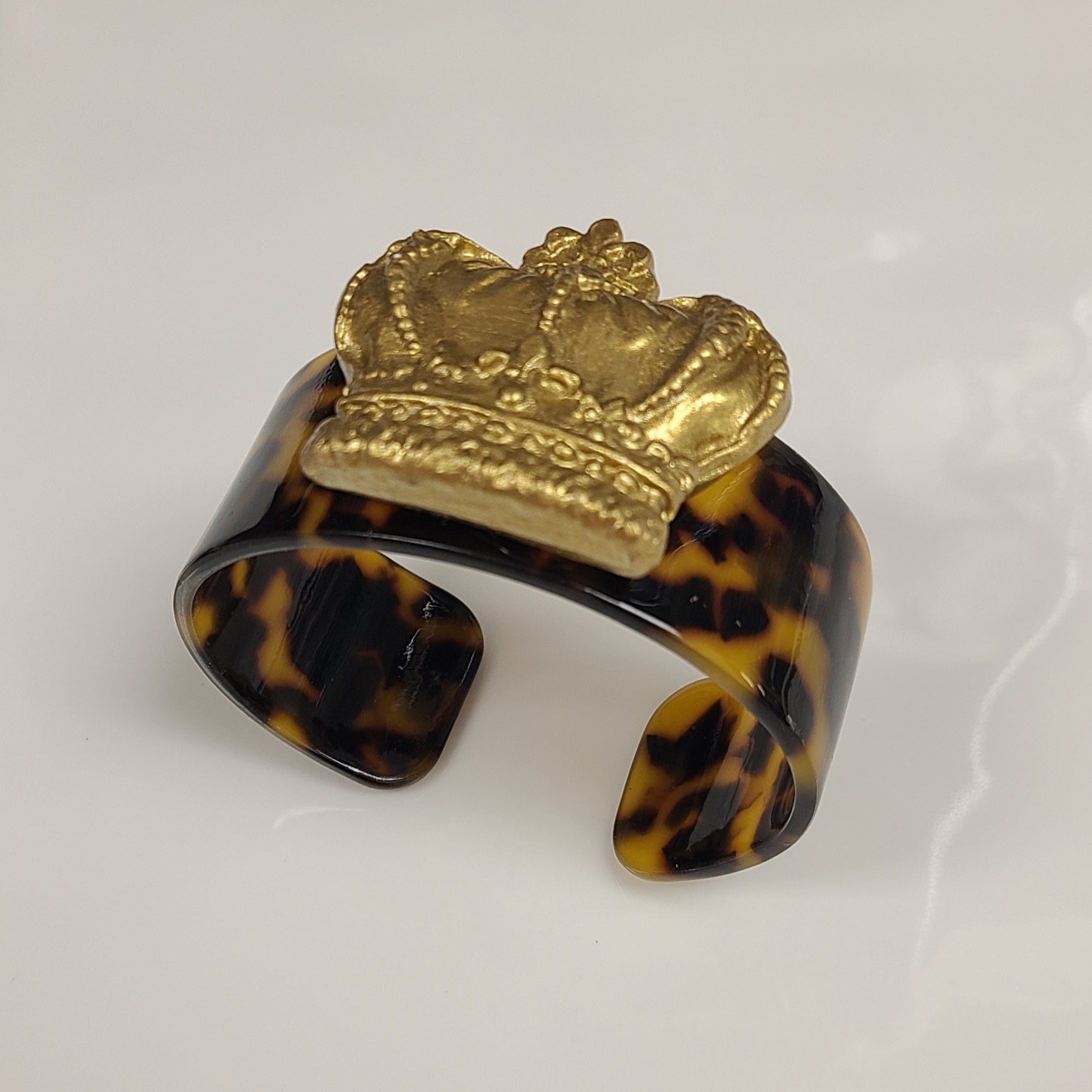 Carol Cassisa Carol Cassisa Crown Tortoise Shell Cuff - Little Miss Muffin Children & Home