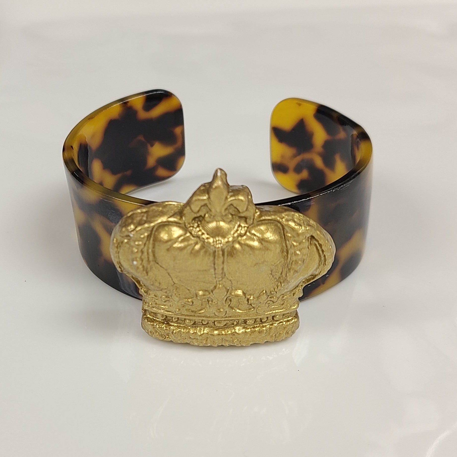 Carol Cassisa Carol Cassisa Crown Tortoise Shell Cuff - Little Miss Muffin Children & Home