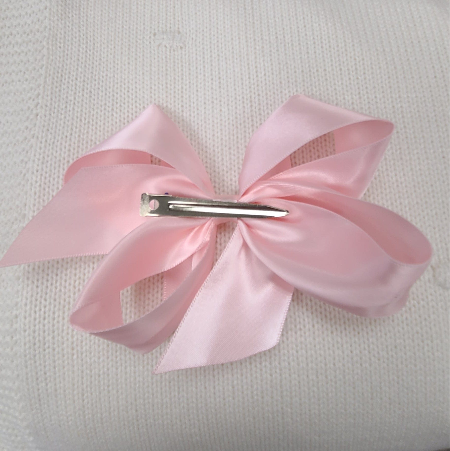 Bows Arts Bows Arts Big Satin 5" Bow on Medium Clippie - Little Miss Muffin Children & Home