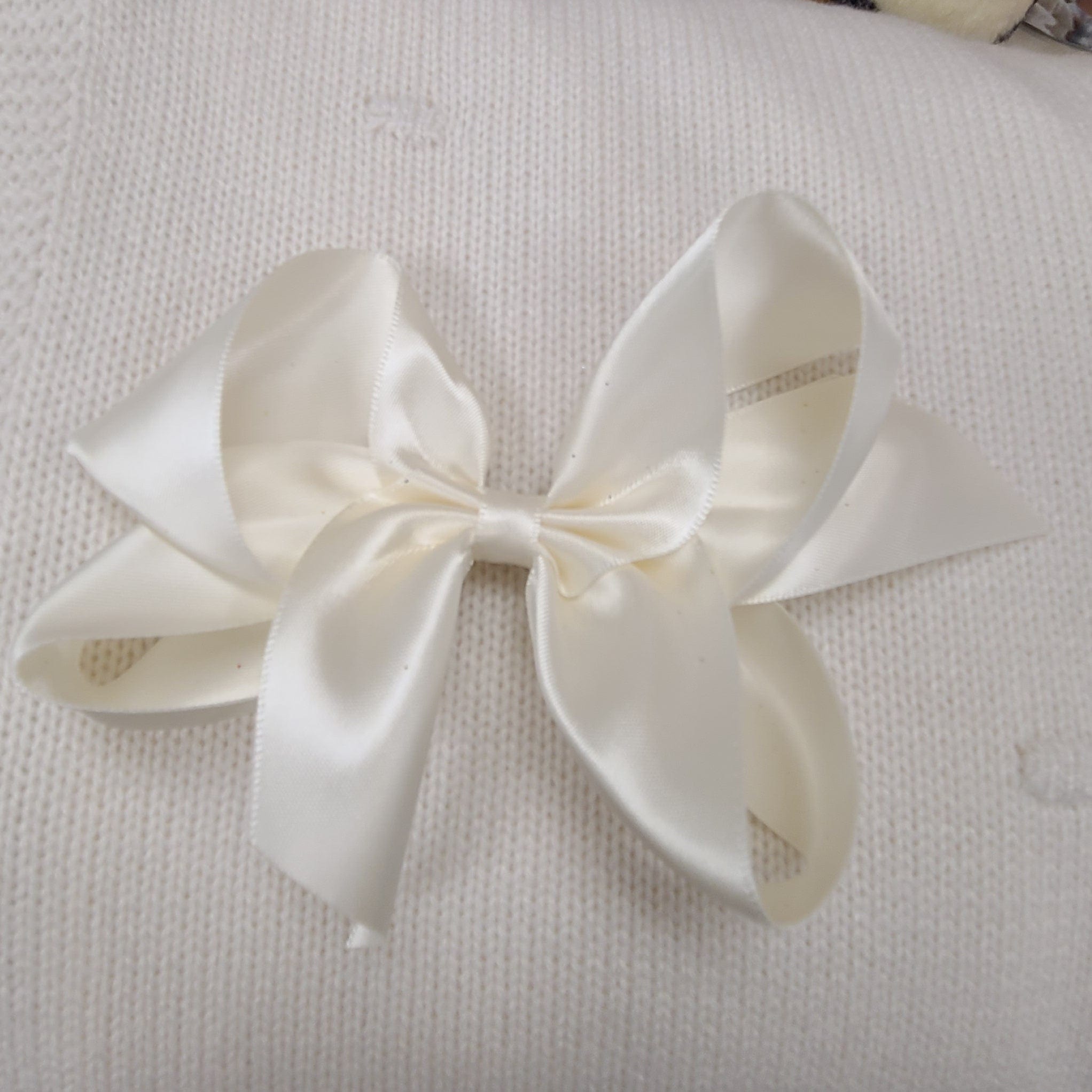 Bows Arts Bows Arts Big Satin 5" Bow on Medium Clippie - Little Miss Muffin Children & Home