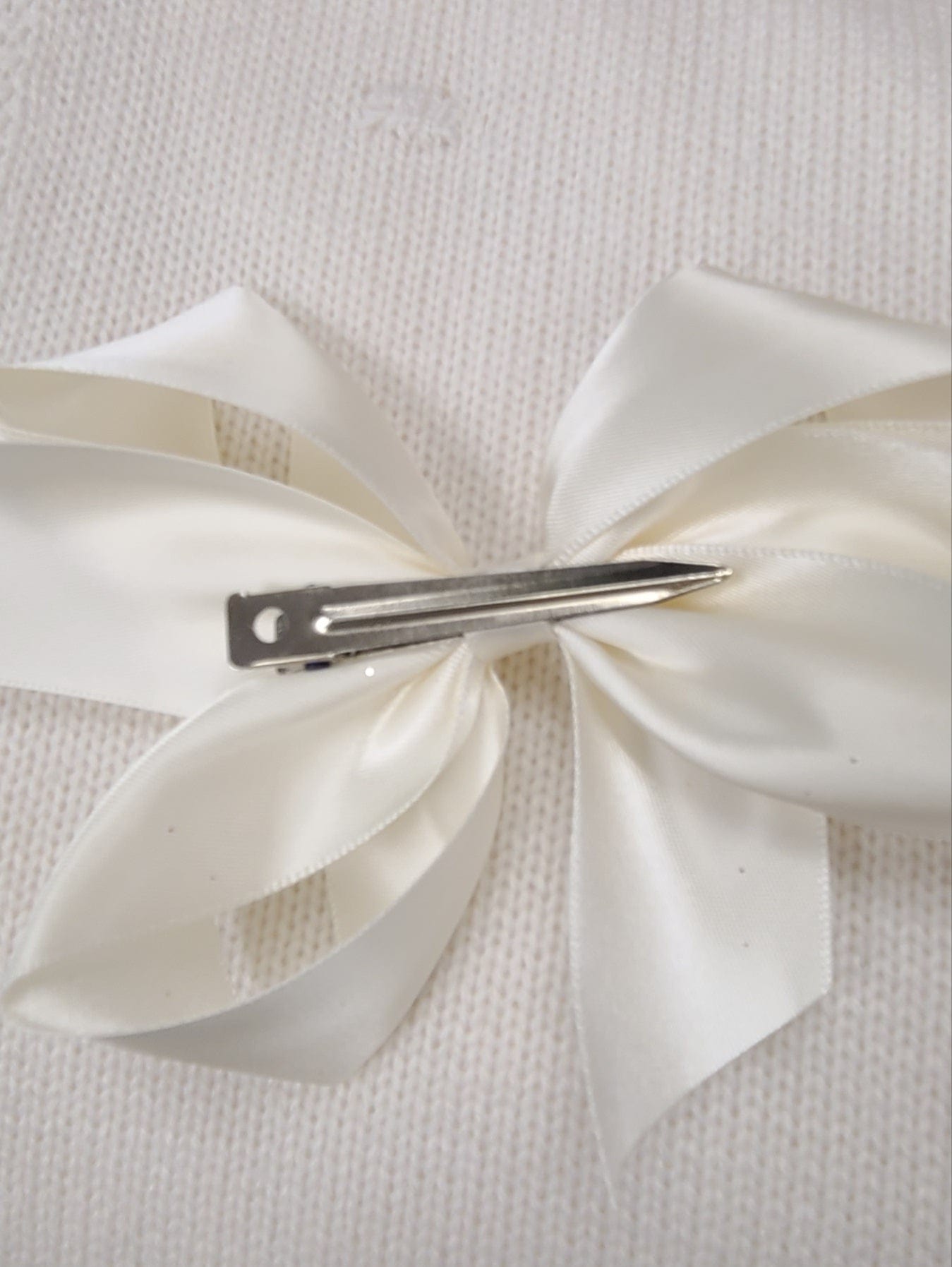 Bows Arts Bows Arts Big Satin 5" Bow on Medium Clippie - Little Miss Muffin Children & Home