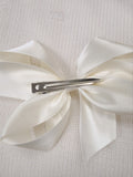 Bows Arts Bows Arts Big Satin 5" Bow on Medium Clippie - Little Miss Muffin Children & Home