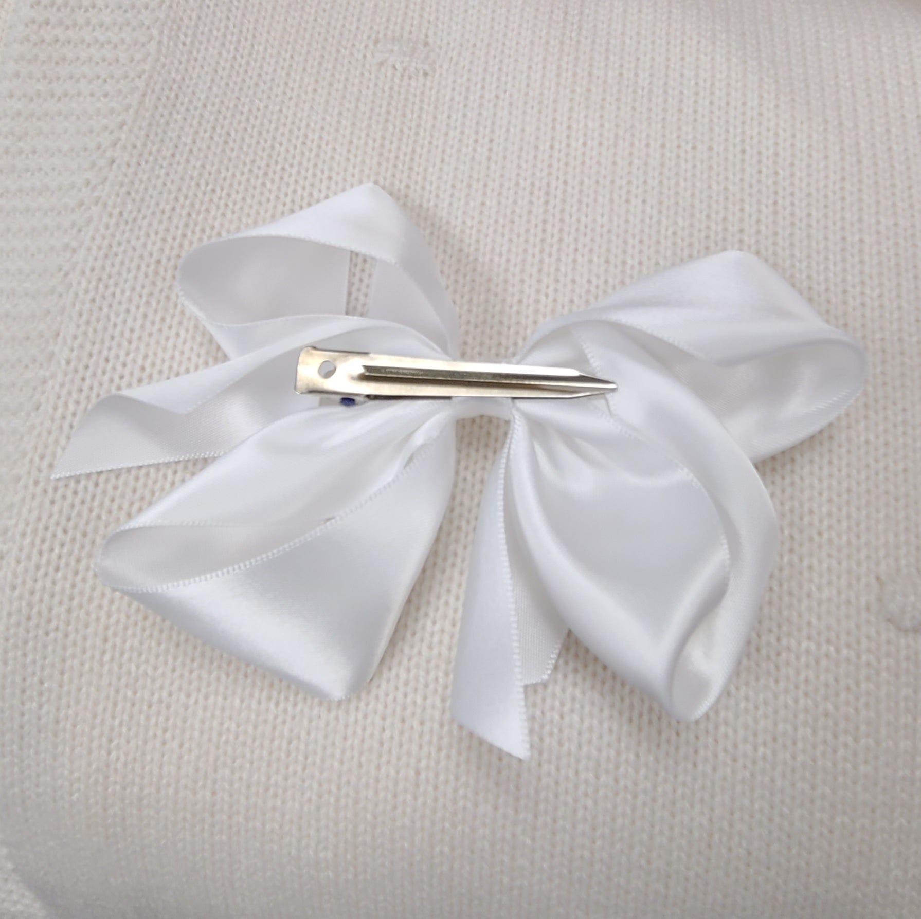 Bows Arts Bows Arts Big Satin 5" Bow on Medium Clippie - Little Miss Muffin Children & Home