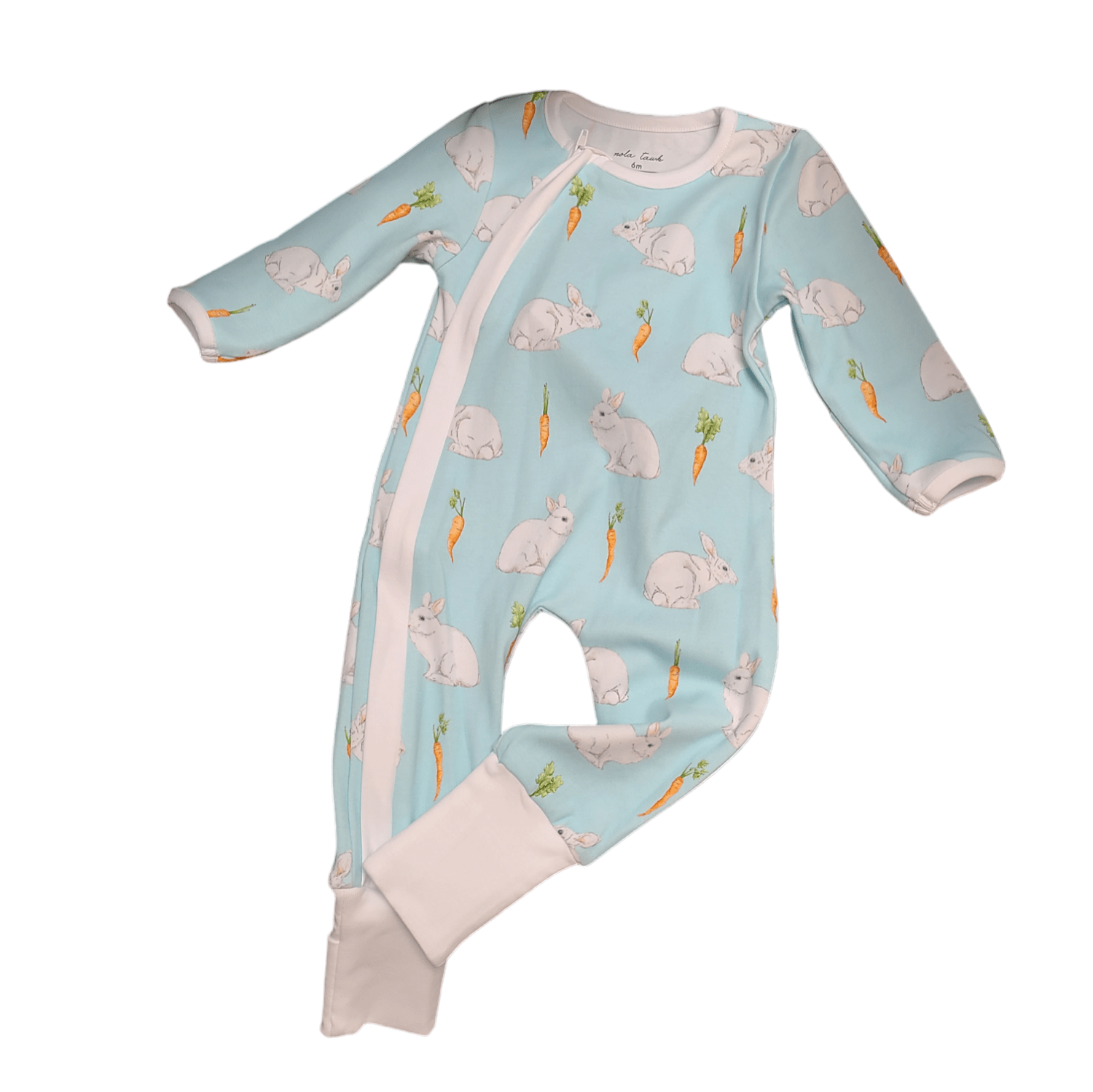 Nola Tawk Nola Tawk Bunny Hop Organic Cotton Pajama Set - Little Miss Muffin Children & Home