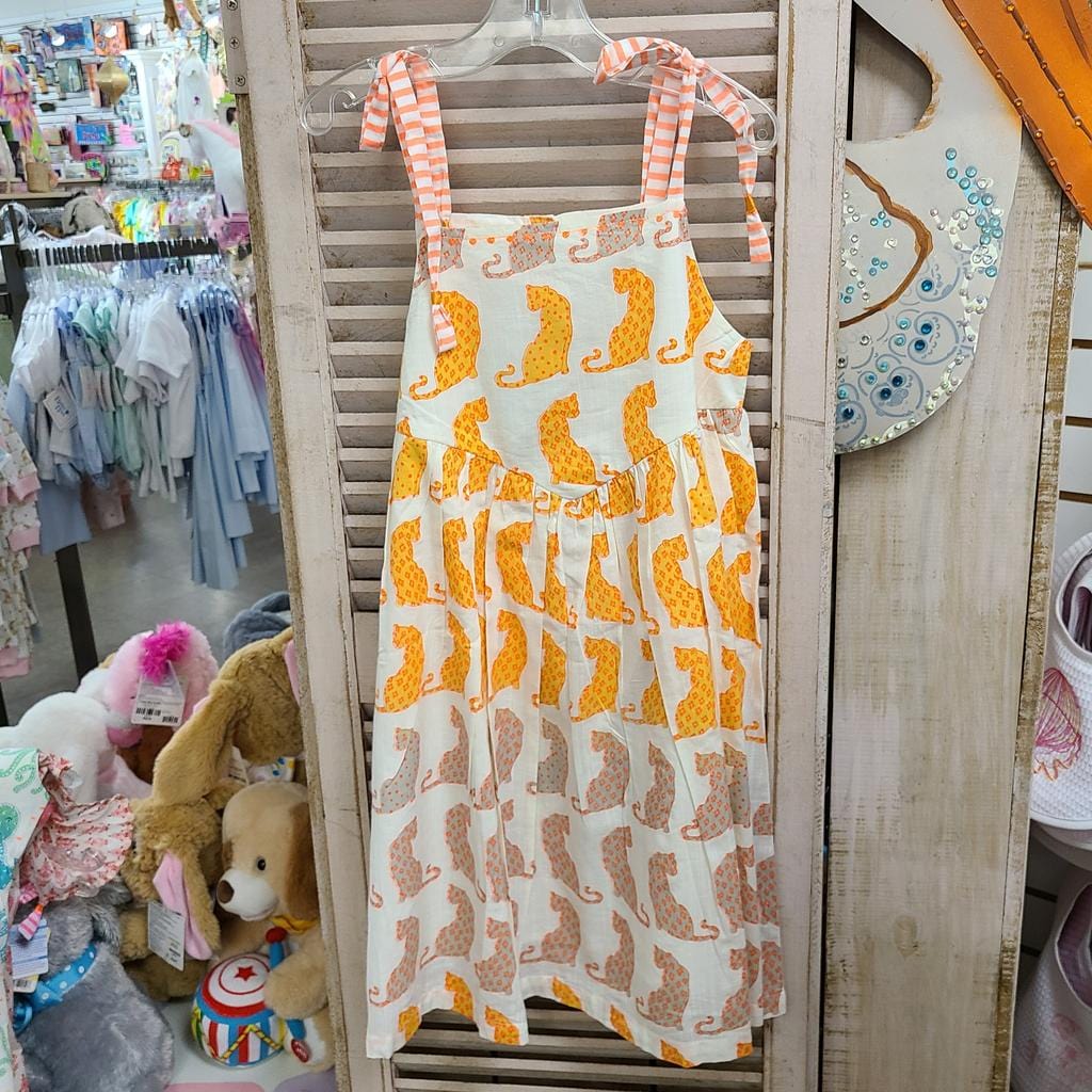 Flying Geese Quilts Flying Geese Quilts Leopard Myra Dress - Little Miss Muffin Children & Home