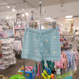 Joyous and Free Joyous and Free Baby's Breath Short Aqua Daisy Crochet - Little Miss Muffin Children & Home