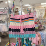 Joyous and Free Joyous and Free Cher Skirt Multi Stripe Crochet - Little Miss Muffin Children & Home