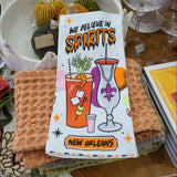 The Parish Line The Parish Line We Believe in Spirits Kitchen Towels - Little Miss Muffin Children & Home