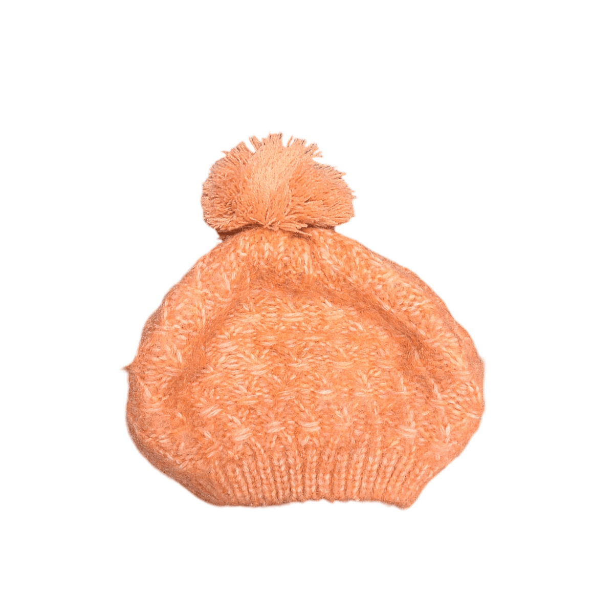 Abel & Lula Abel & Lula Knit Hat with Pompom in Orange - Little Miss Muffin Children & Home