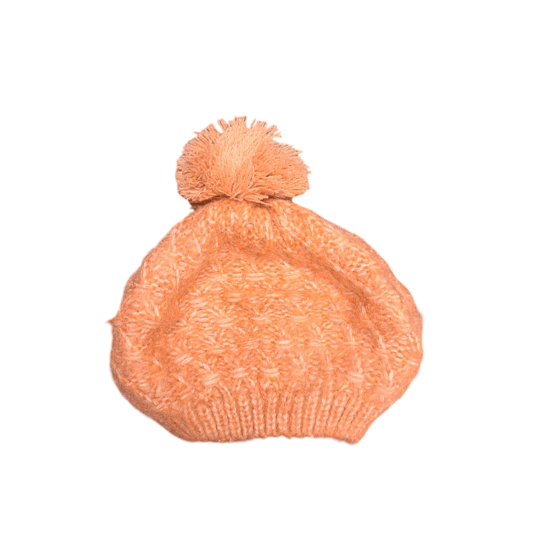 Abel & Lula Abel & Lula Knit Hat with Pompom in Orange - Little Miss Muffin Children & Home