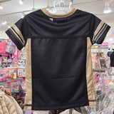 Vive La Fete Black & Gold Football Jersey