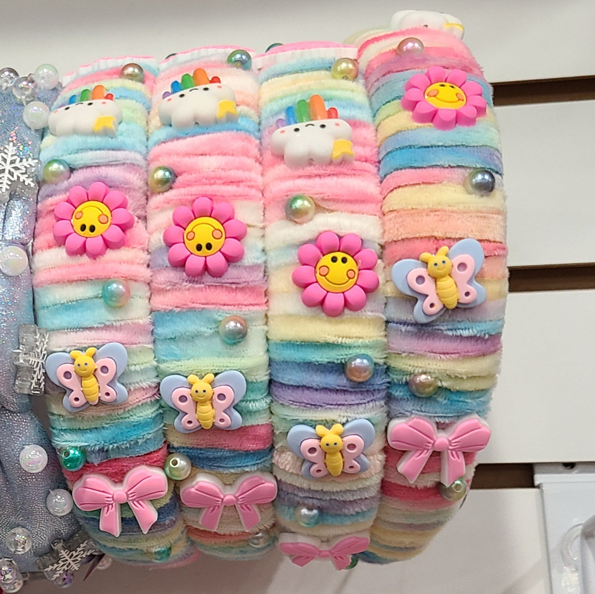 Bari Lynn Bari Lynn Pad Plush Wrap Headband with Charms - Little Miss Muffin Children & Home