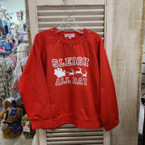 Joyous and Free Sleigh All Day Sweatshirt in Red