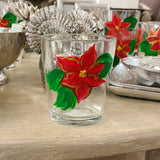 Michelle's Art Box Poinsettia Glassware Collection