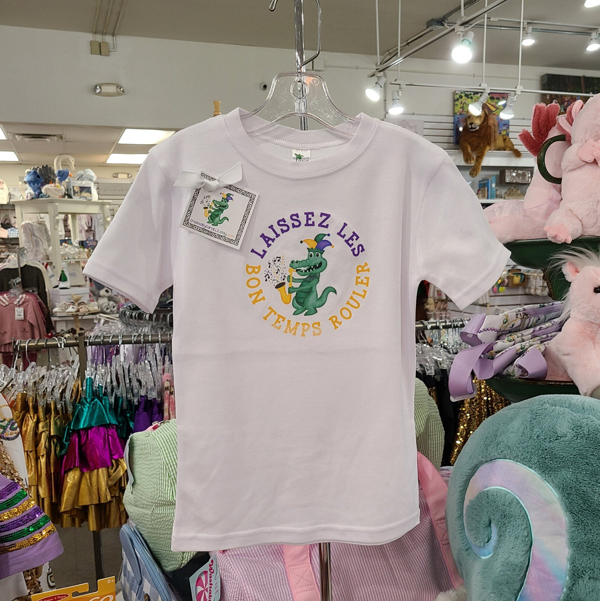 Created by Carol LLC Created by Carol Laisses Les Gator with Horn T-Shirt - Little Miss Muffin Children & Home