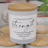 Southern Lights 10oz Scripture Candle