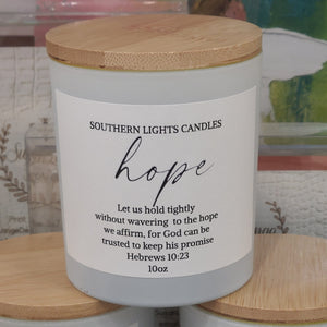 Southern Lights 10oz Scripture Candle