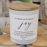 Southern Lights 10oz Scripture Candle