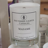 Southern Lights 12oz White Tumbler Candle