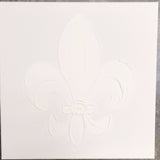 Coddiwomple Paint Your Own Canvas Mardi Gras Fleur de Lis 12x12