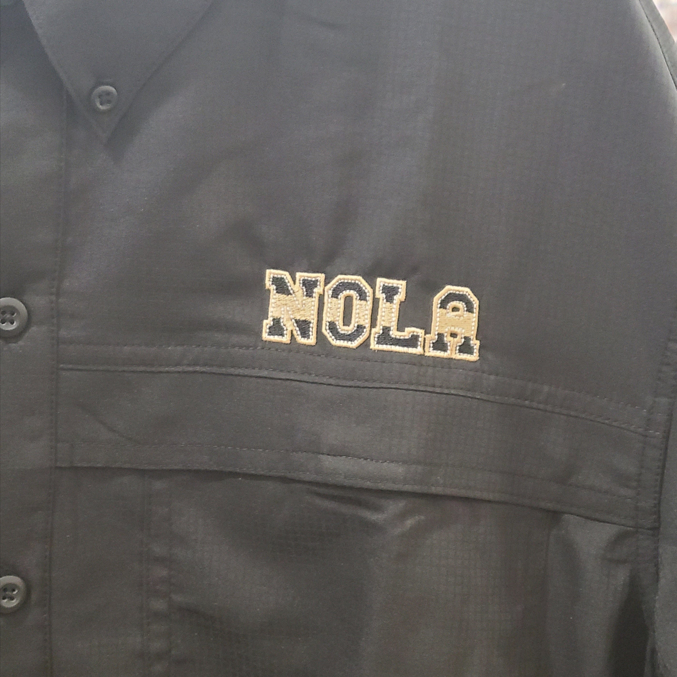 Whereable Art WHEREable Art NOLA Fishing Shirt in Black - Little Miss Muffin Children & Home