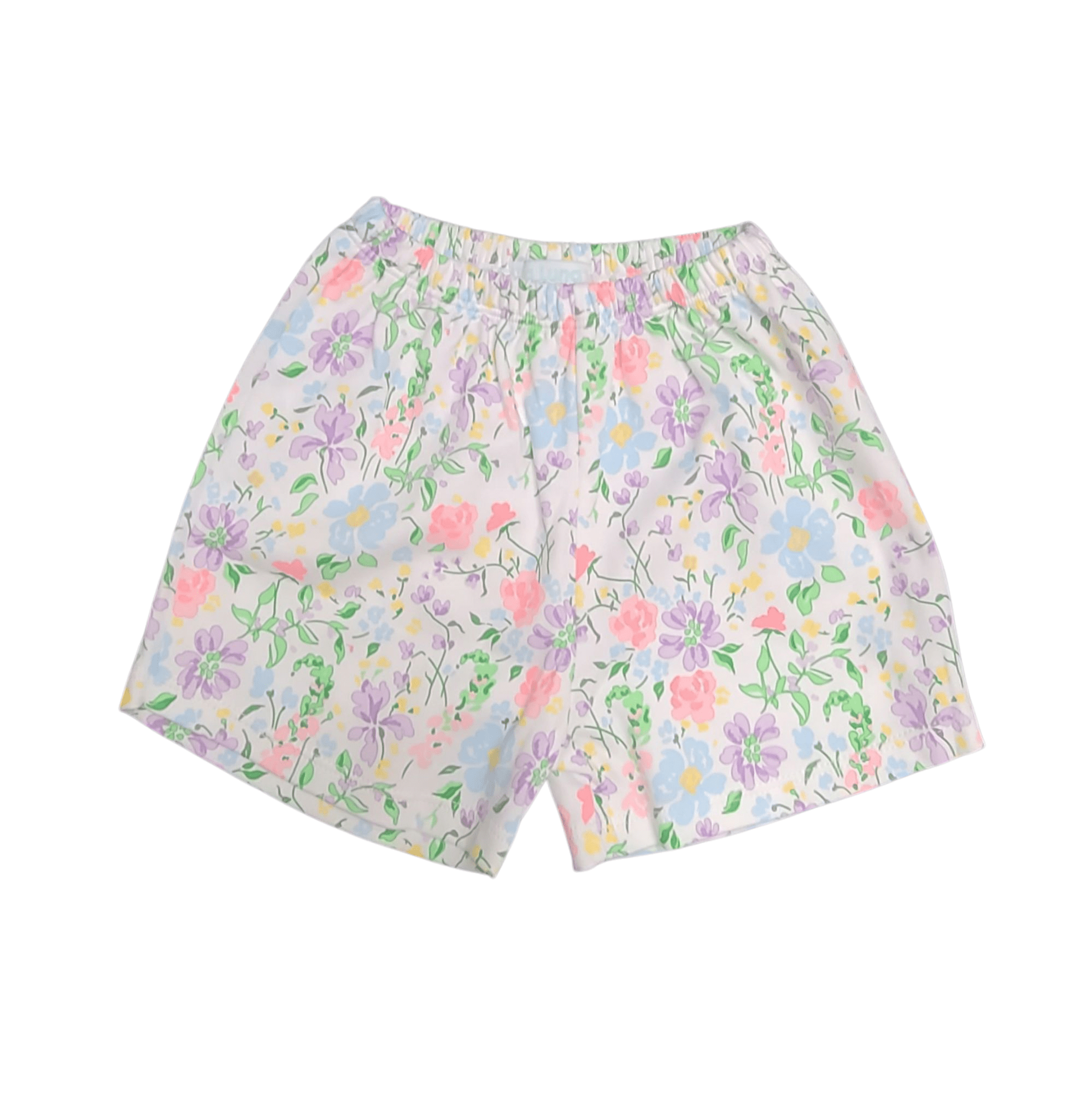 Lulu Bebe Lulu Bebe Floral Short Sleeve Pima PJ Set for Girl - Little Miss Muffin Children & Home