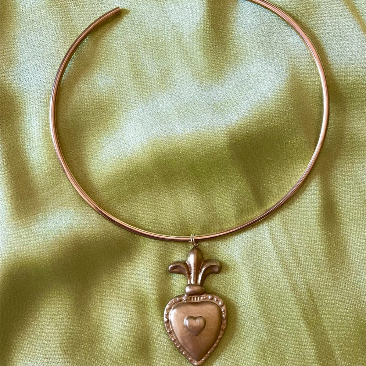 Carol Cassisa Carol Cassisa St Germaine Collar Necklace Sacred Heart - Little Miss Muffin Children & Home