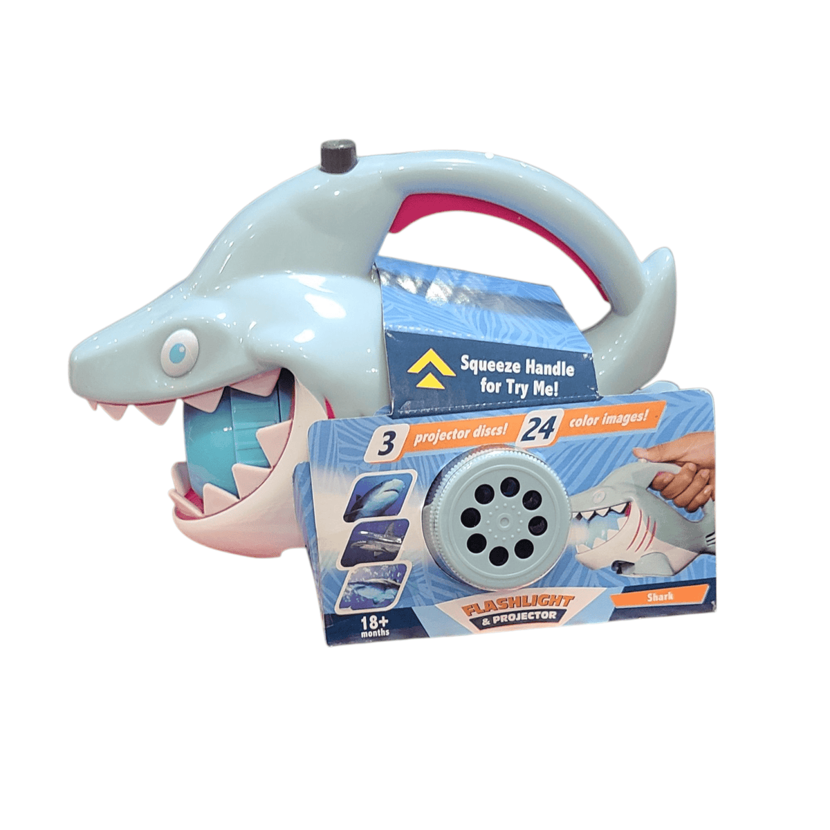Kid Galaxy Kid Galaxy Flashlight & Projector - Shark - Little Miss Muffin Children & Home