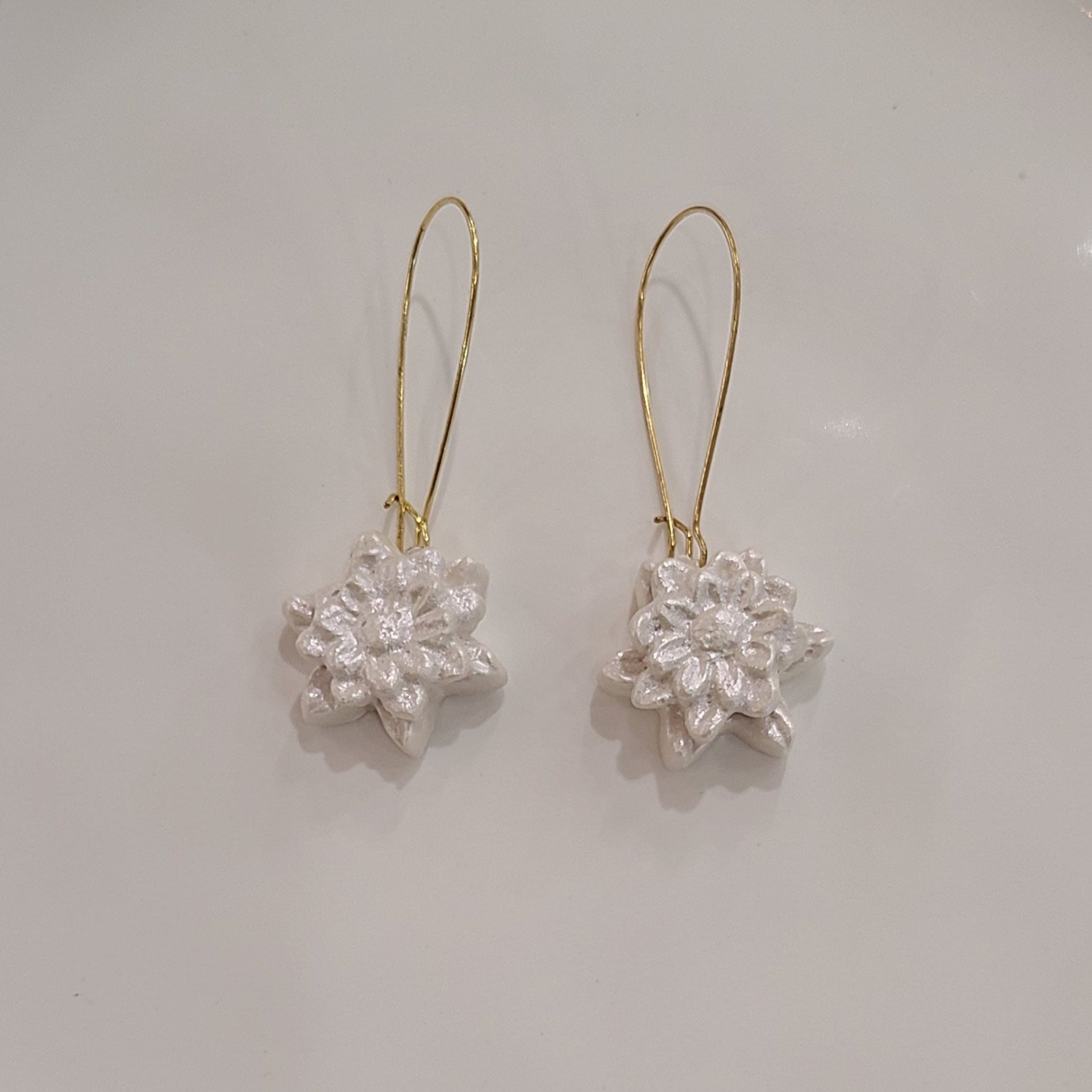 Carol Cassisa (3-D Flower) Orangerie Earrings - Little Miss Muffin Children & Home