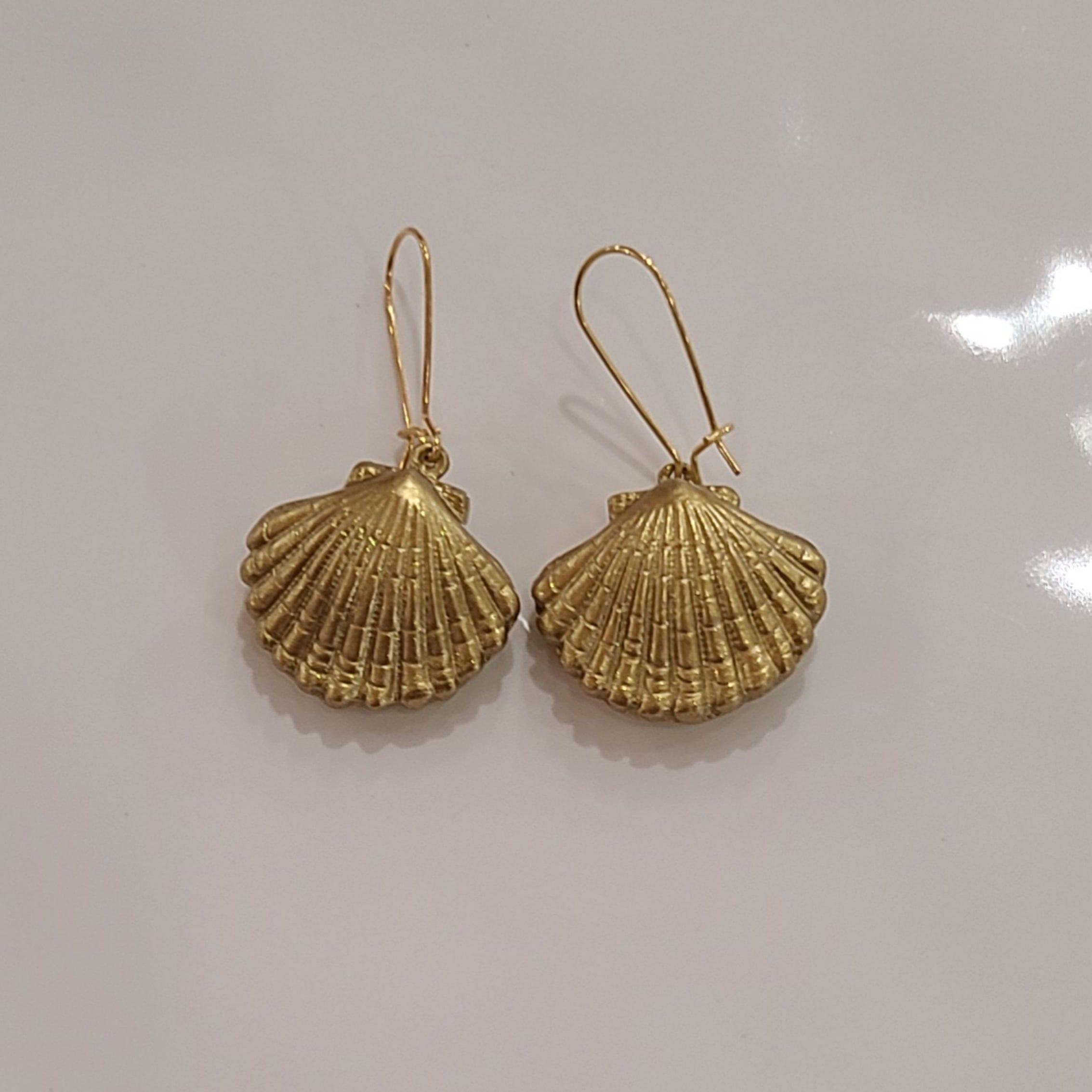 Carol Cassisa (Shell) Hayden Coquille Earrings - Little Miss Muffin Children & Home