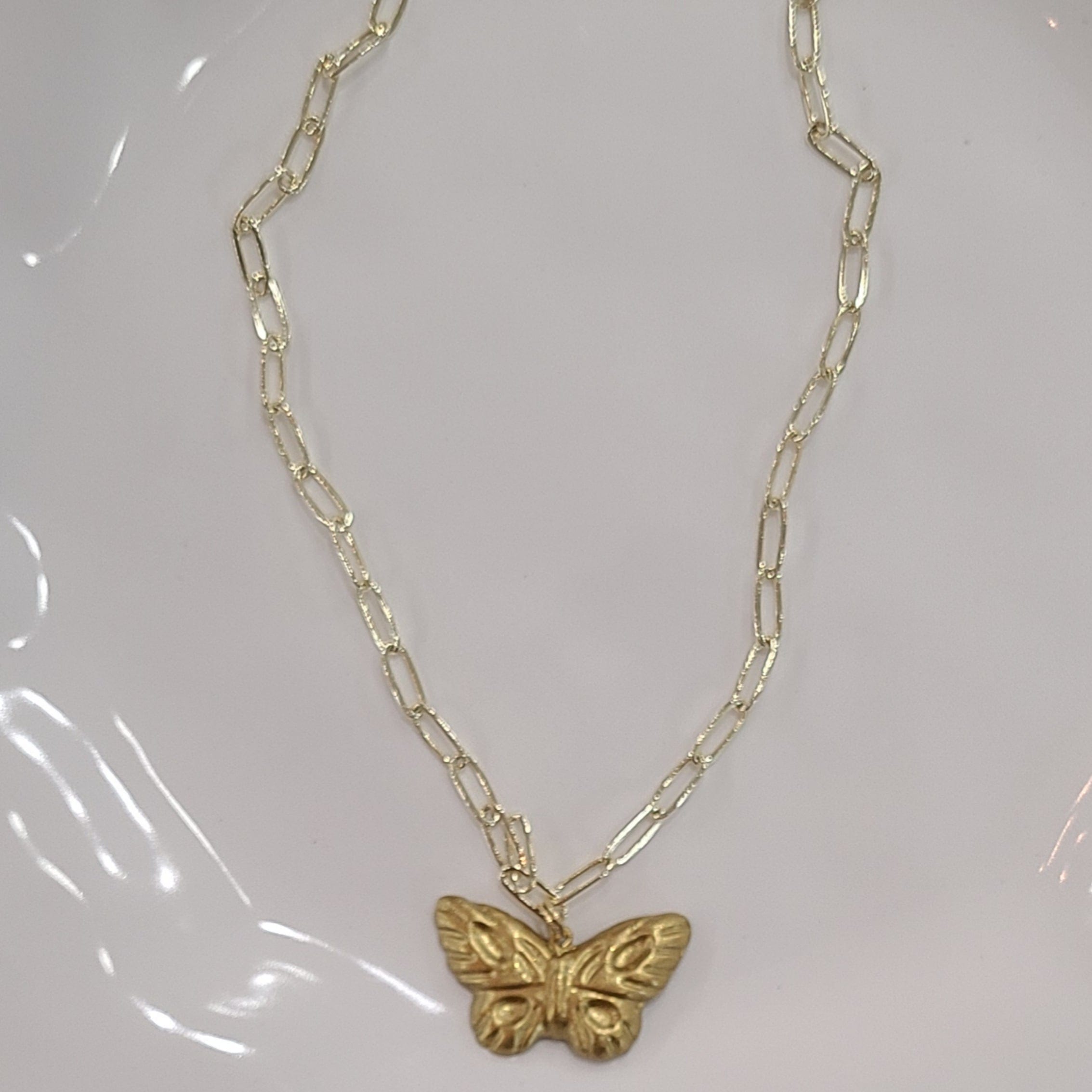 Carol Cassisa Tuileries Papillon Paper Clip Necklace - Little Miss Muffin Children & Home