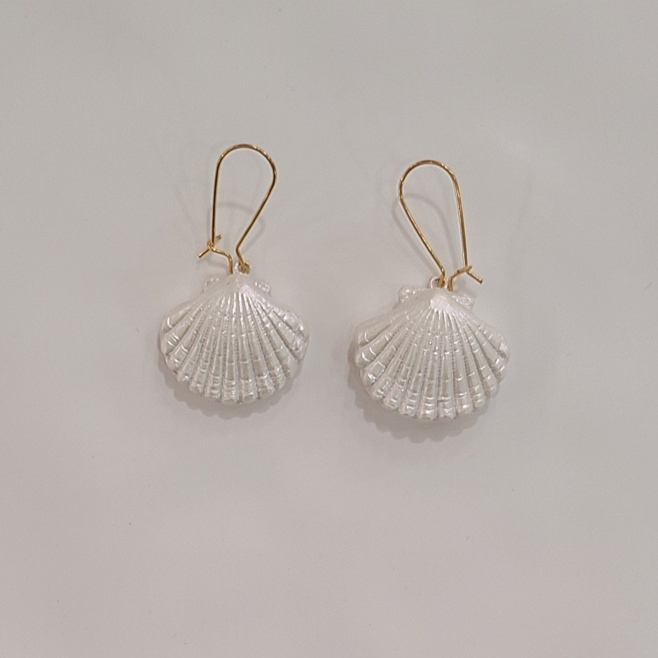 Carol Cassisa (Shell) Hayden Coquille Earrings - Little Miss Muffin Children & Home