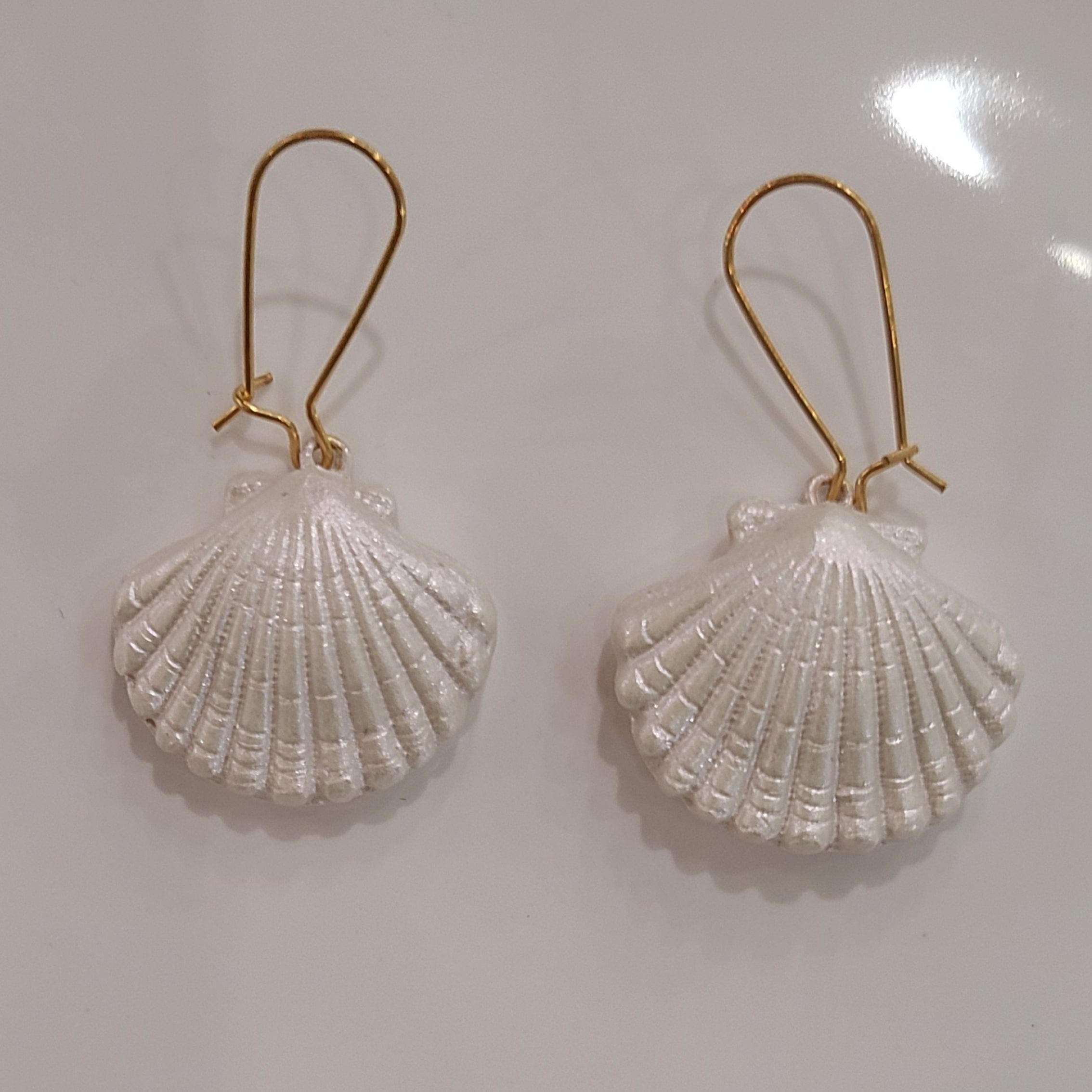 Carol Cassisa (Shell) Hayden Coquille Earrings - Little Miss Muffin Children & Home