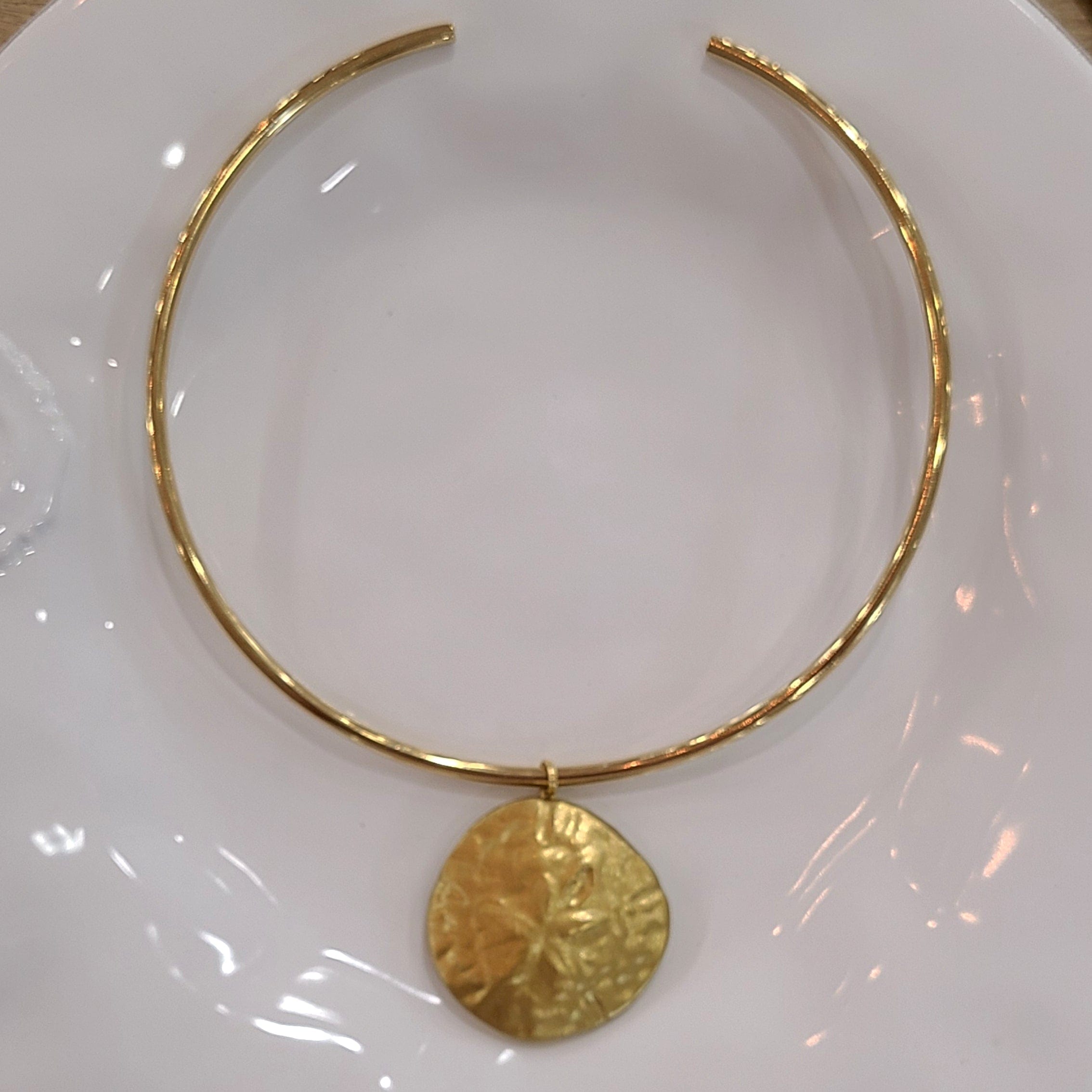 Carol Cassisa La Plage (Sanddollar) Collar Necklace - Little Miss Muffin Children & Home