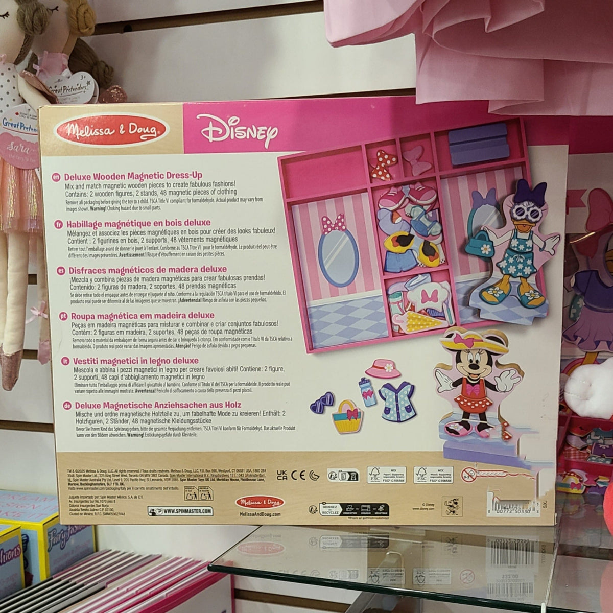 Melissa & Doug Disney Magnetic Dress Up Minnie & Daisy - Little Miss Muffin Children & Home