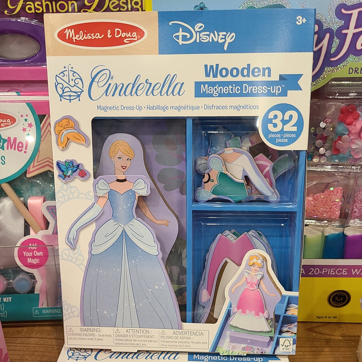 Melissa & Doug Disney Magnetic Dress Up Cinderella - Little Miss Muffin Children & Home
