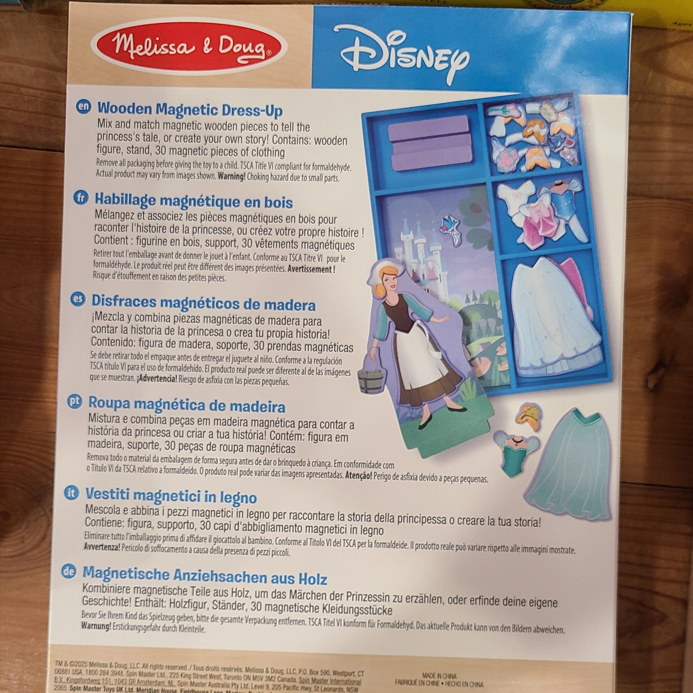 Melissa & Doug Disney Magnetic Dress Up Cinderella - Little Miss Muffin Children & Home